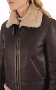 Blouson Bombardier Femme LCW1257 Schott - La Canadienne - Blouson Peau ...