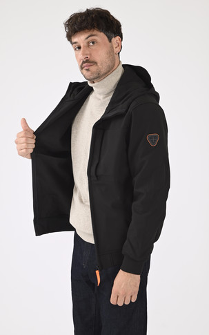 Veste à capuche Rony noir