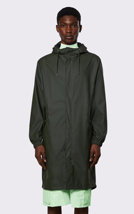 Rains fishtail parka green online