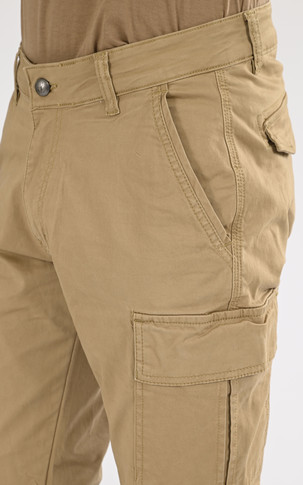 Pantalon cargo PHENOM MN beige