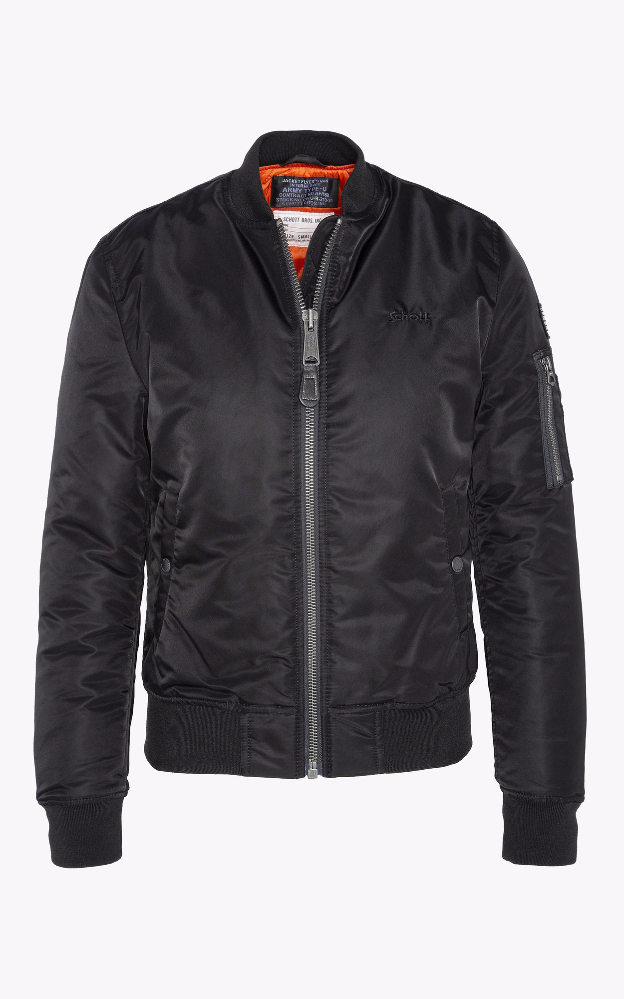 Bomber cuir schott discount homme