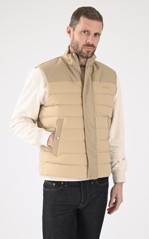 Doudoune sans manches Brody beige