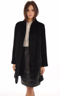 Manteau Chic Vison Noir Manakas La Canadienne Manteau, 7 Manteau Chic Vison Noir Manakas La Canadienne Manteau, 7