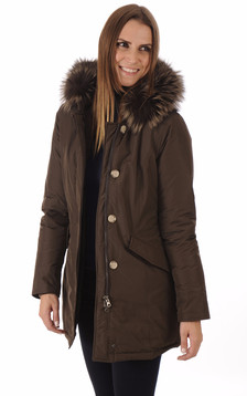 Parka Luxury Arctic Fox marron Parka Luxury Arctic Fox marron