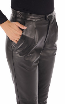 Pantalon Chino Femme Noir