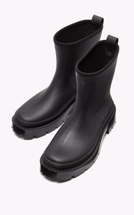 Bottes de pluie Puddle noir La Canadienne Shoes La Canadienne Chaussures Textile Noir