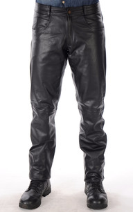 Pantalon Buffle Homme Last Rebels La Canadienne Pantalons shorts Cuir Noir