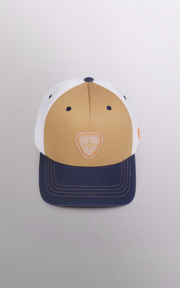 Casquette Billy 2 tones beige/bleu Gertrude