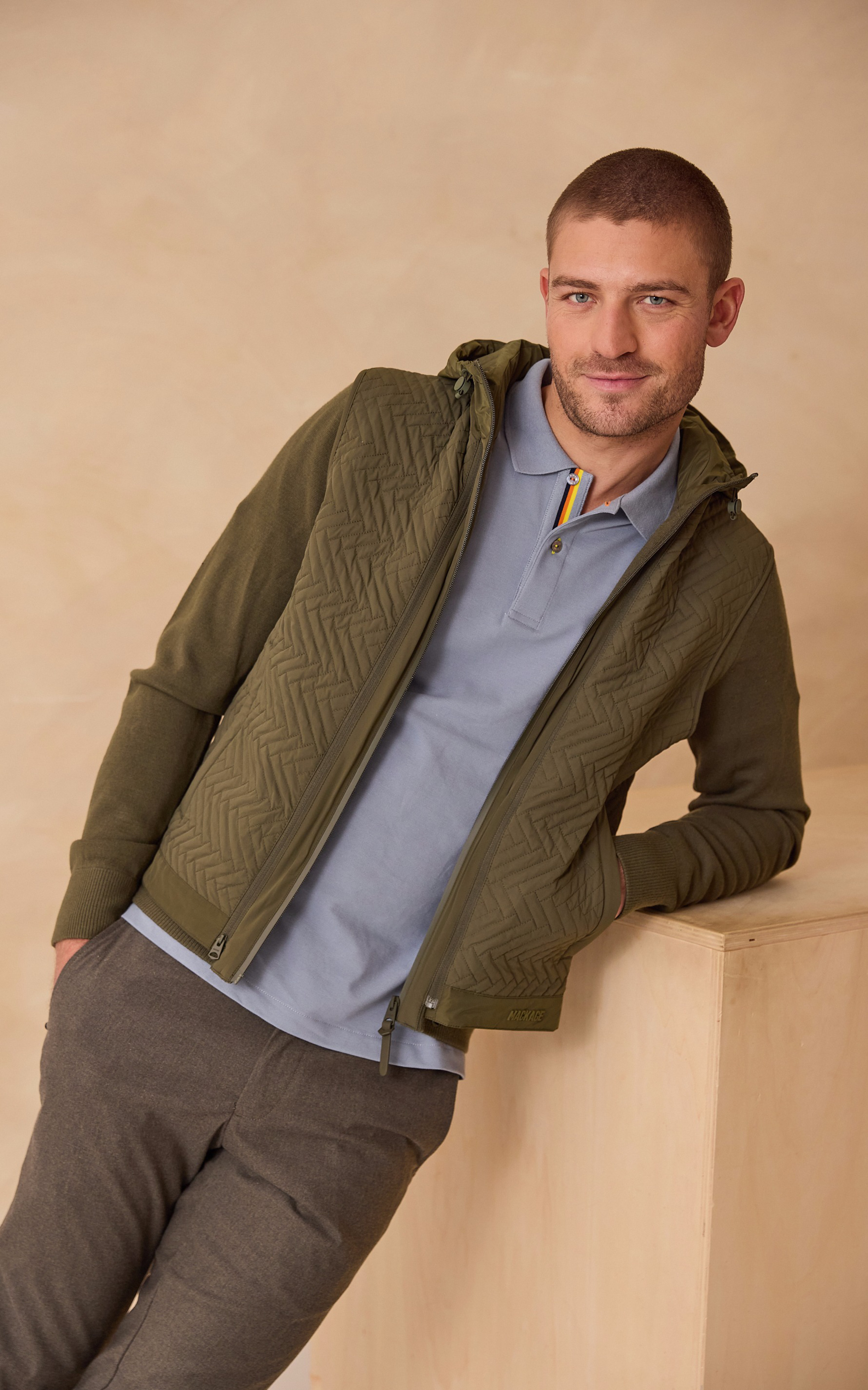 Veste 3en1 Barrett kaki Mackage