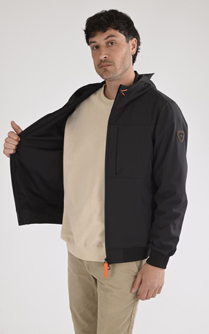 Veste à capuche Ronald noire
