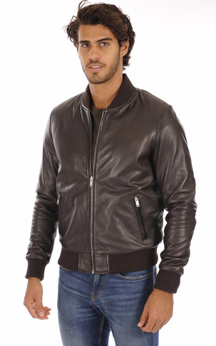 Blouson Bonbon marron