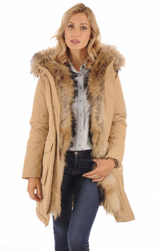 Parka WS Military Camel pour Femme Parka WS Military Camel pour Femme