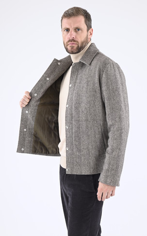 Blouson Matelasse Marron