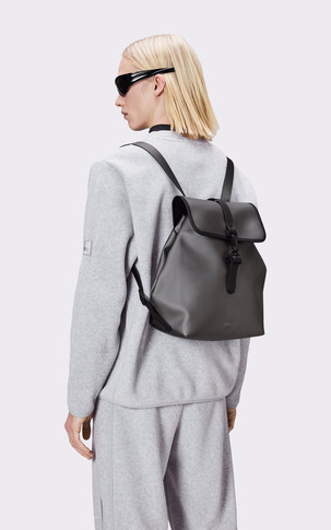 Sac Bucket Backpack 1387 gris métallique