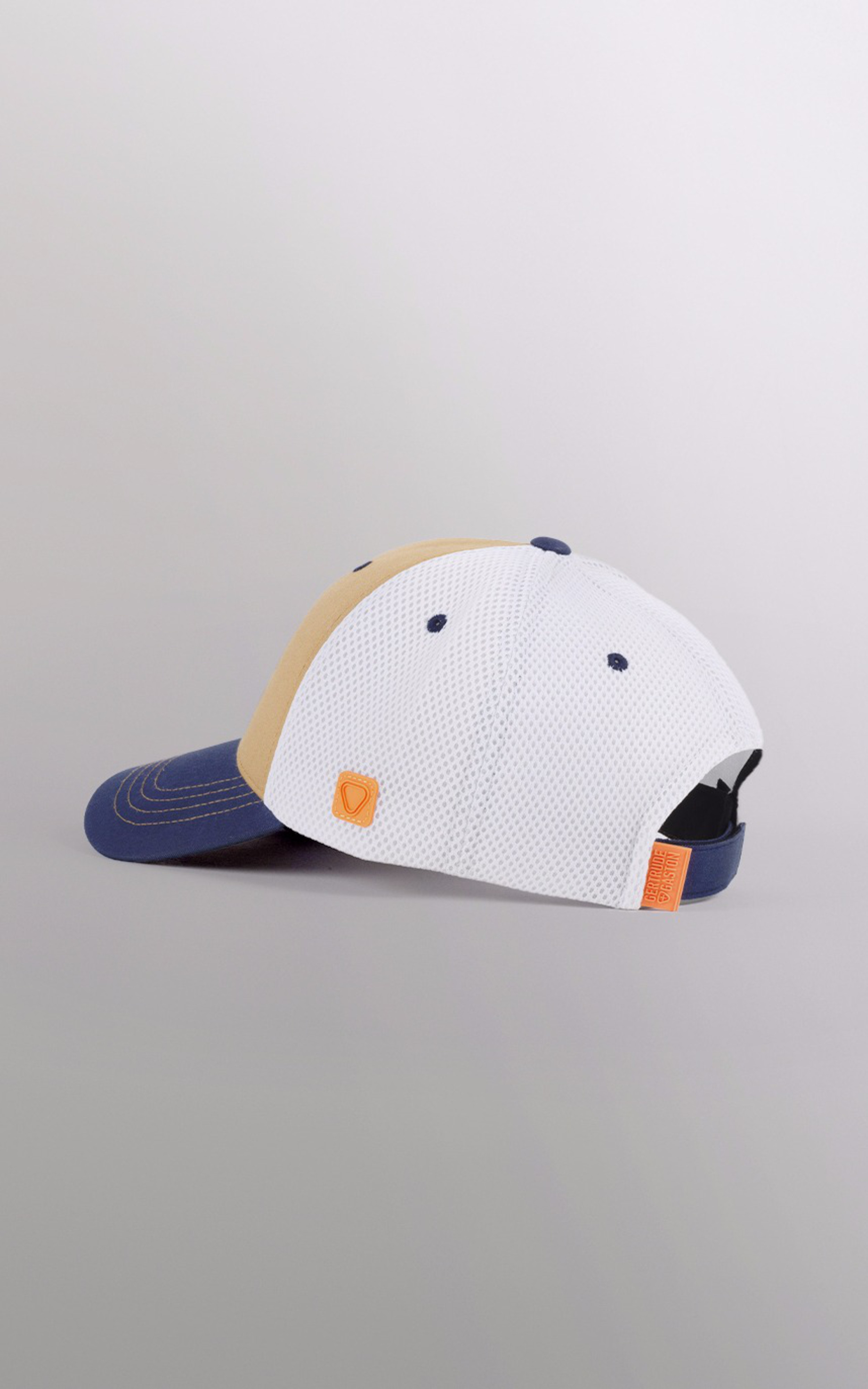 Casquette Billy 2 tones beige/bleu Gertrude