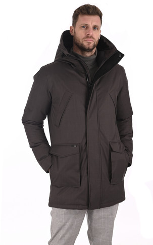 Parka Travis steel grey