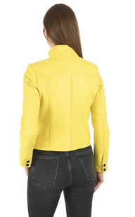 Veste best sale courte jaune