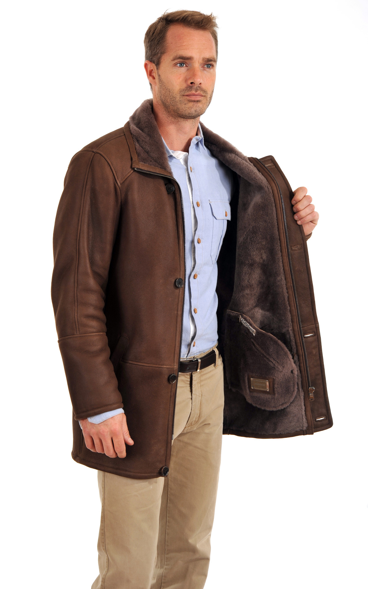 Maddox Homme : cuir, gilets, vestes et pantalons | La Canadienne 34 Confortable pour Homme Maddox La Canadienne Veste, 3