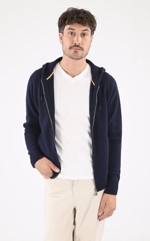 Veste laine Marcy bleu marine