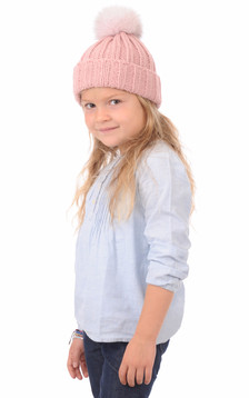 Bonnet maille & fourrure Bonnet maille & fourrure