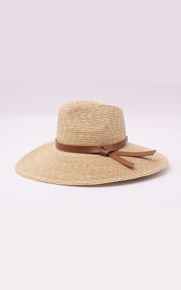 Chapeau en paille Caravaggio beige Catarzi 1910