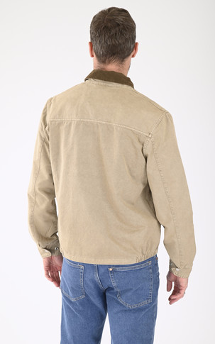 Blouson worker Cadams Wash taupe
