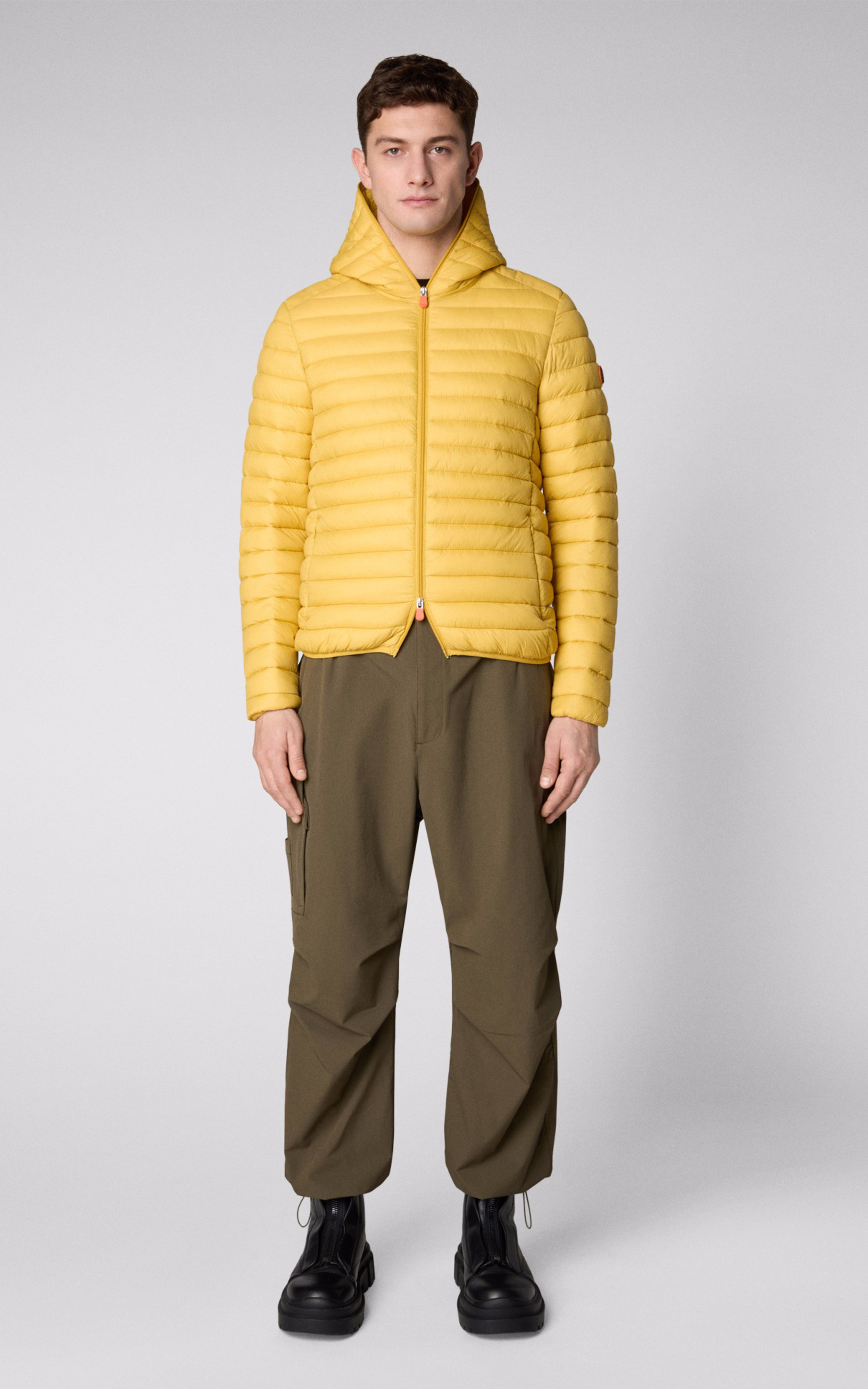 Gants homme cuir et laine jaune Hestra - La Canadienne - Accessoires Cuir  Jaune