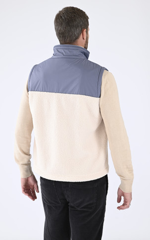 Gilet Jile Orsetto bleu gris