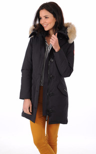 Parka Rossclair Navy Canada Goose La Canadienne Parkas Textile