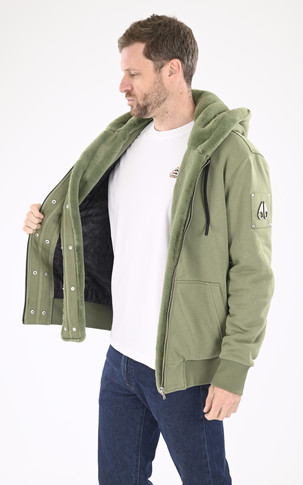 Veste zippée fourrée Classic Bunny kaki