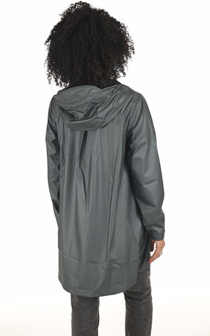 Imperméable A-Line jacket silver pine