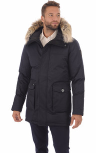 Parka Yves navy Nobis La Canadienne Parkas Textile Navy