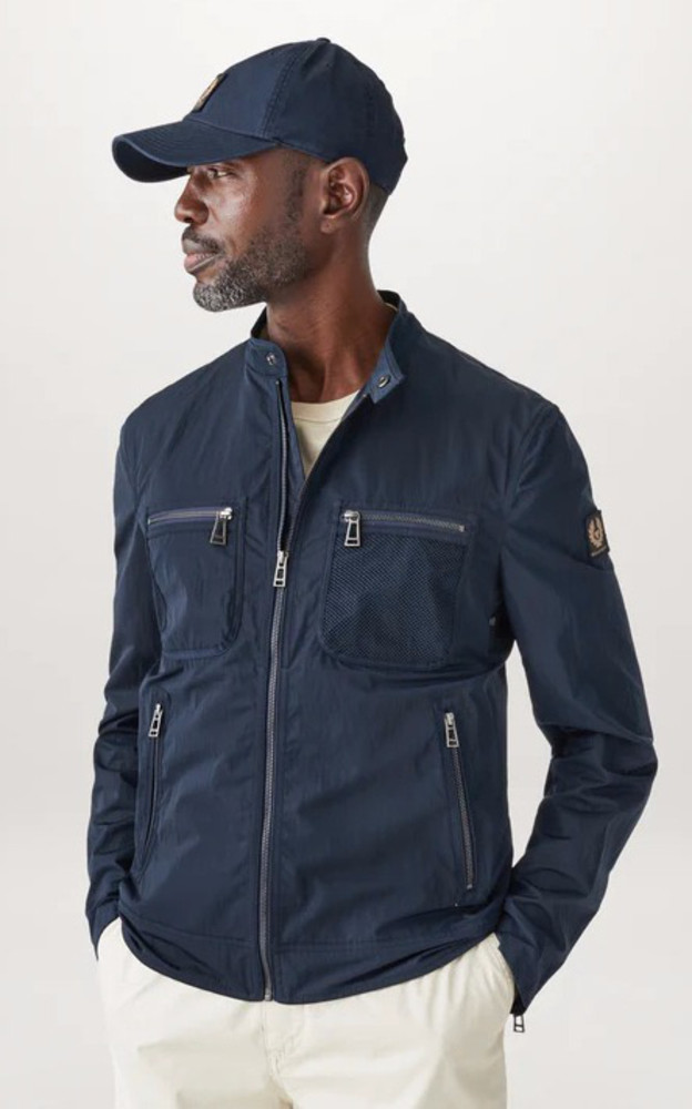 Veste légère bleu marine Belstaff