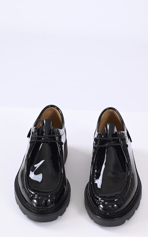 Derbies cuir verni Macha noir