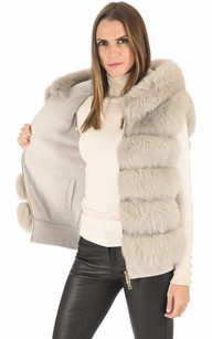 Gilet renard hot sale