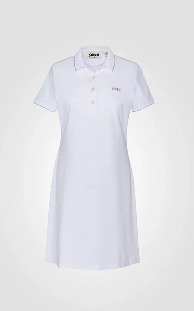 Robe tennis ROBDANNAW blanche Schott