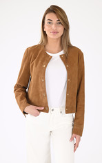 Spencer velours Marion cognac