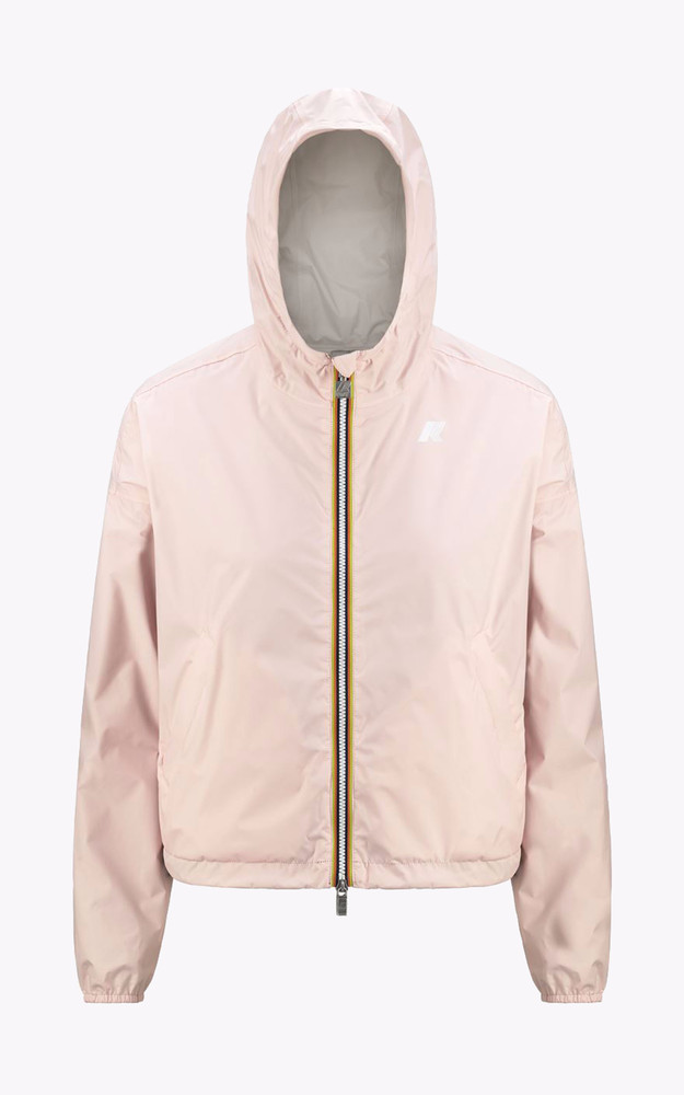 Veste imperméable Laurette beige rose K-Way