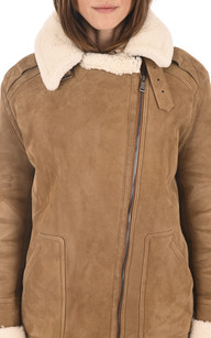 Veste Merinillo Coupe Loose Camel La Canadienne - La Canadienne ...