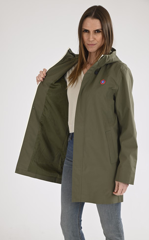 Imperméable mixte Beaubourg kaki