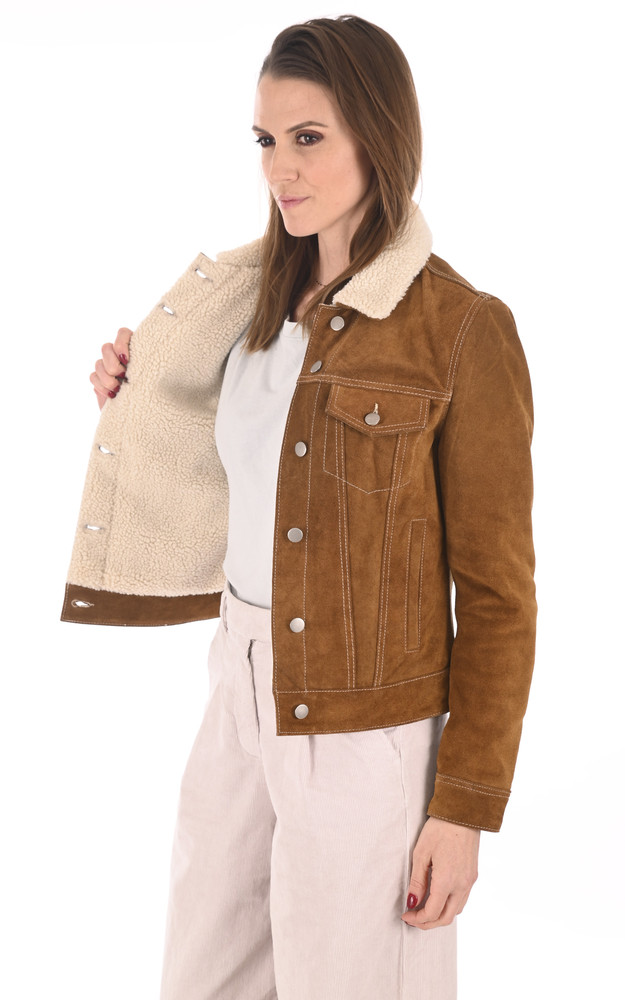 Blouson Trucky nubuck cognac Rose Garden