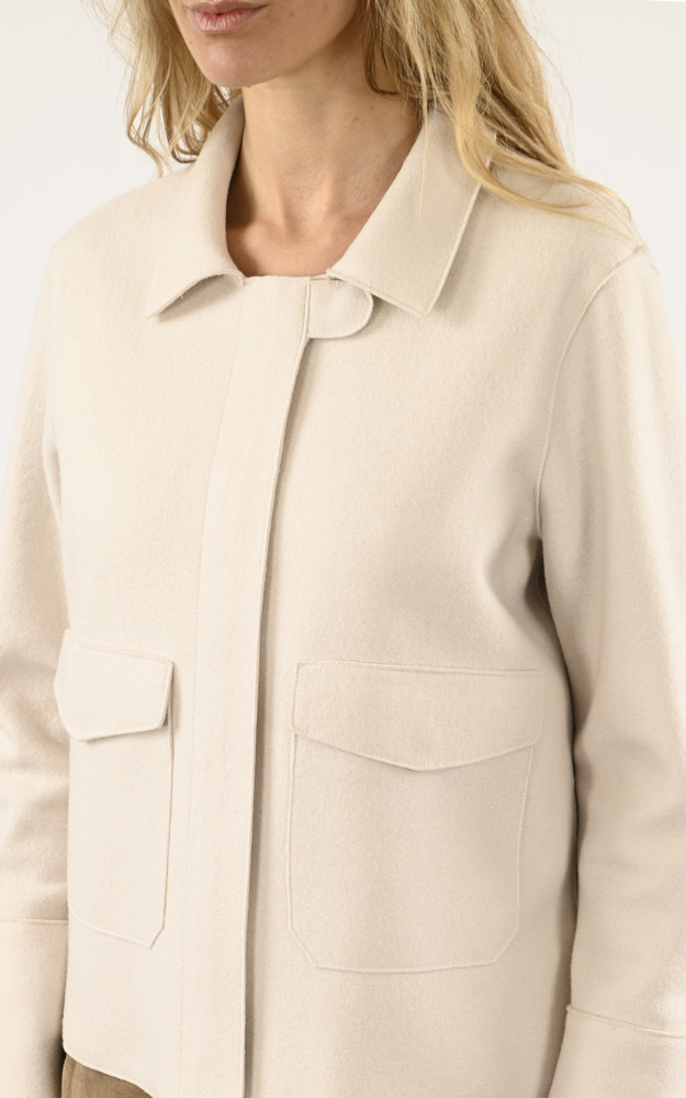 Veste laine Ambre beige Oakwood