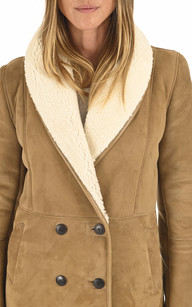 Manteau caban 2024 camel femme