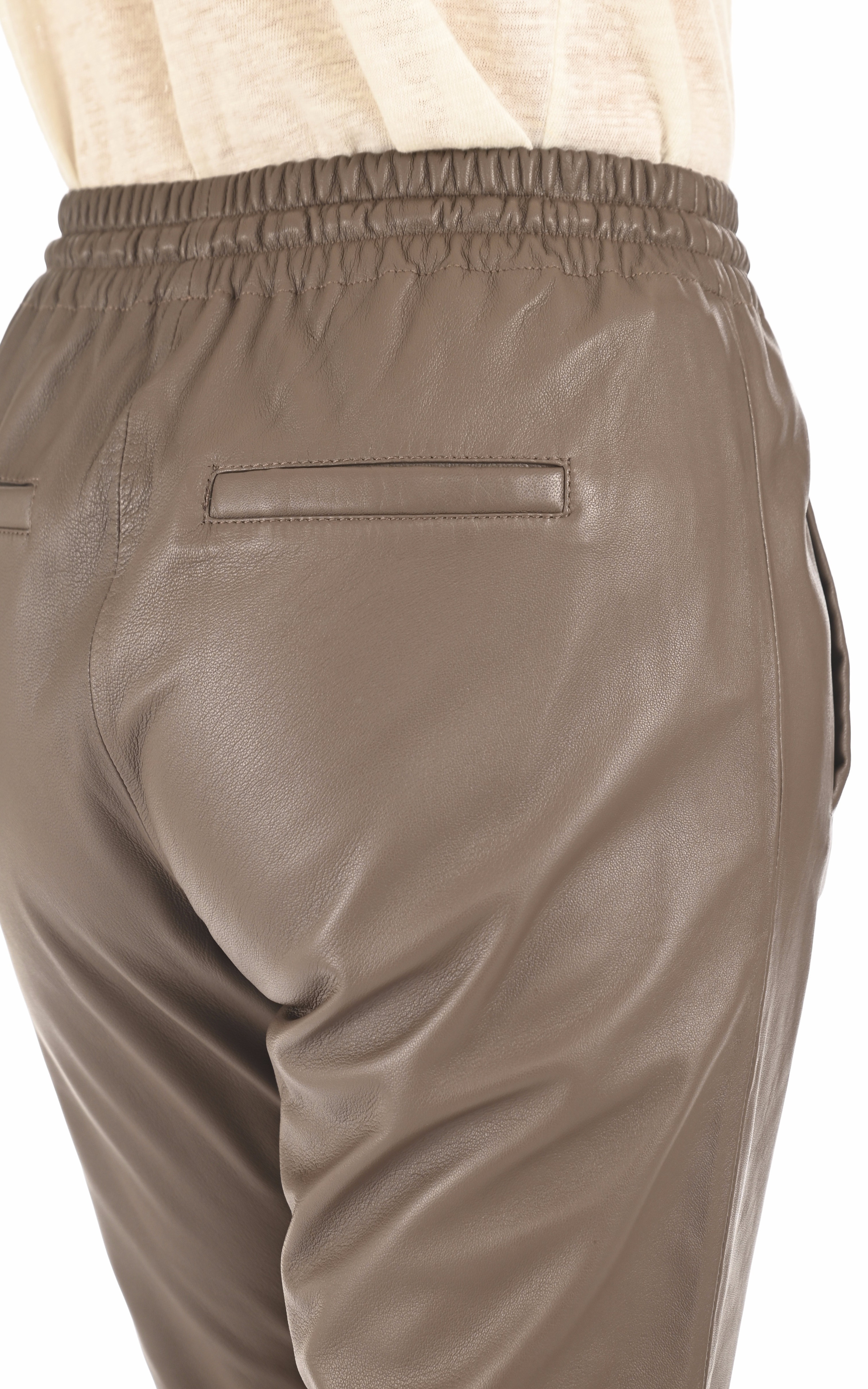 Pantalon jogpant cuir smoke Oakwood
