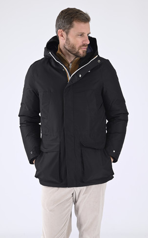 Parka chaude Joshua thermo bleu marine