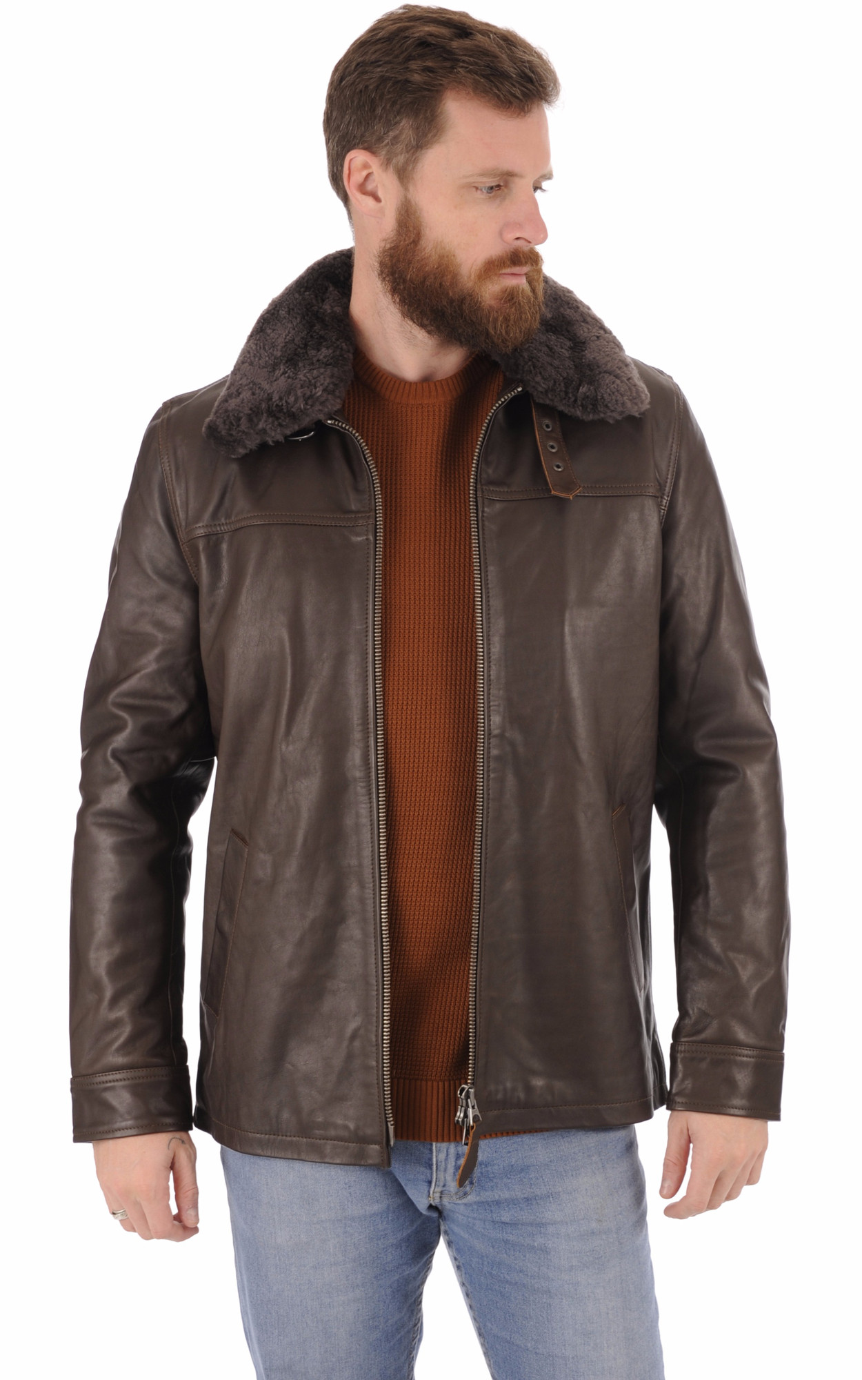 Schott discount cuir homme