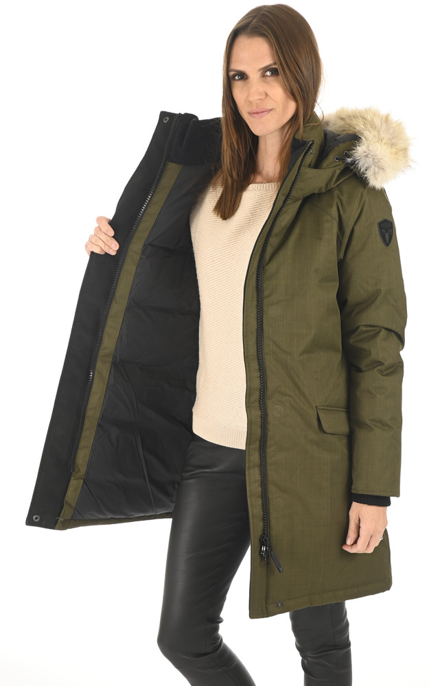 Parka Rebecca kaki Nobis