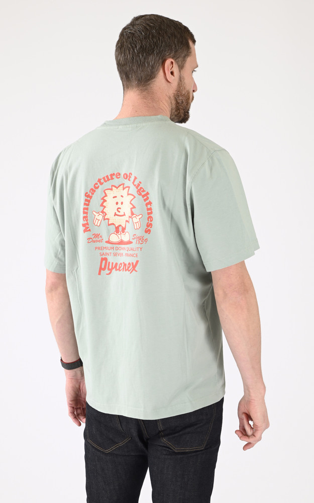 T-shirt Mfg Tee vert Pyrenex