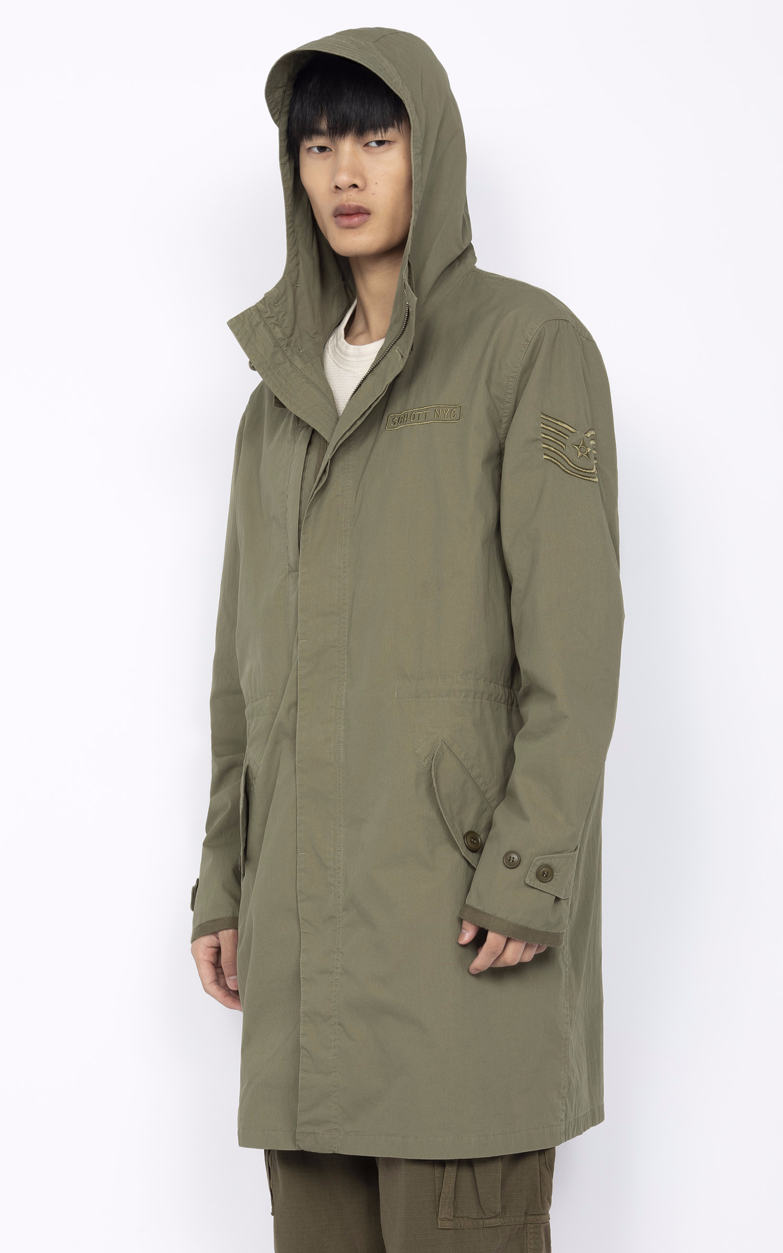 Veste longue M1950 Light kaki Schott