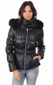 Doudoune Cuir Femme Doudoune Cuir Femme